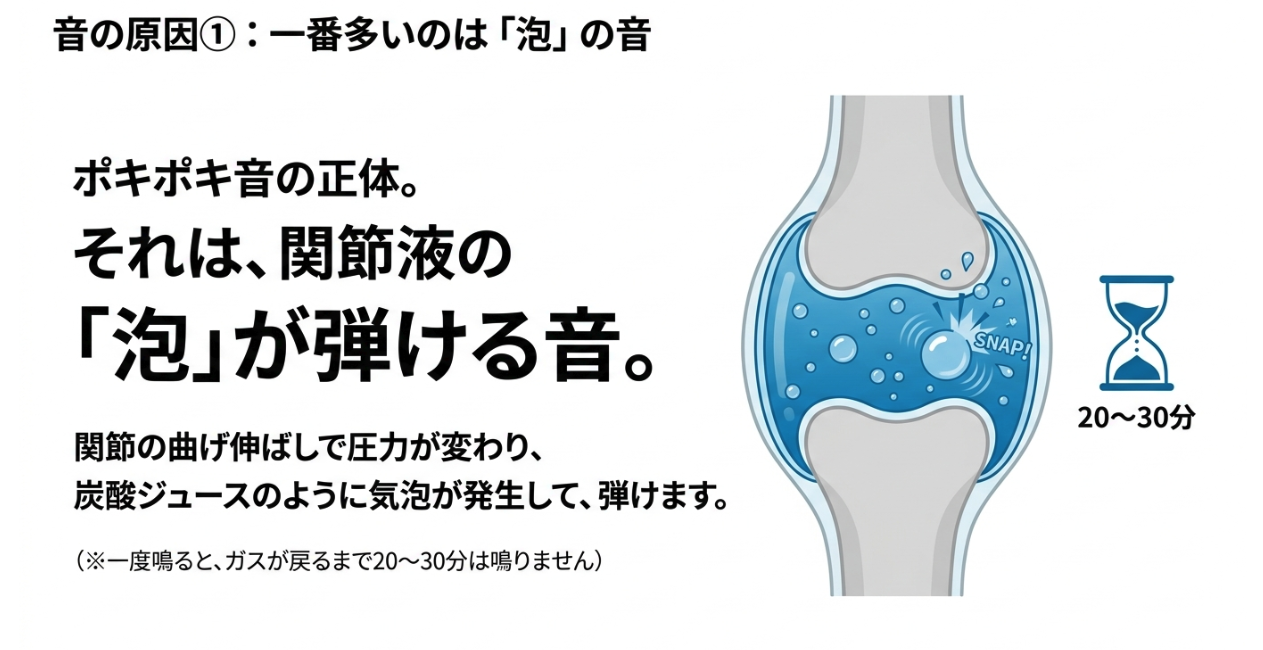 関節 が 鳴る