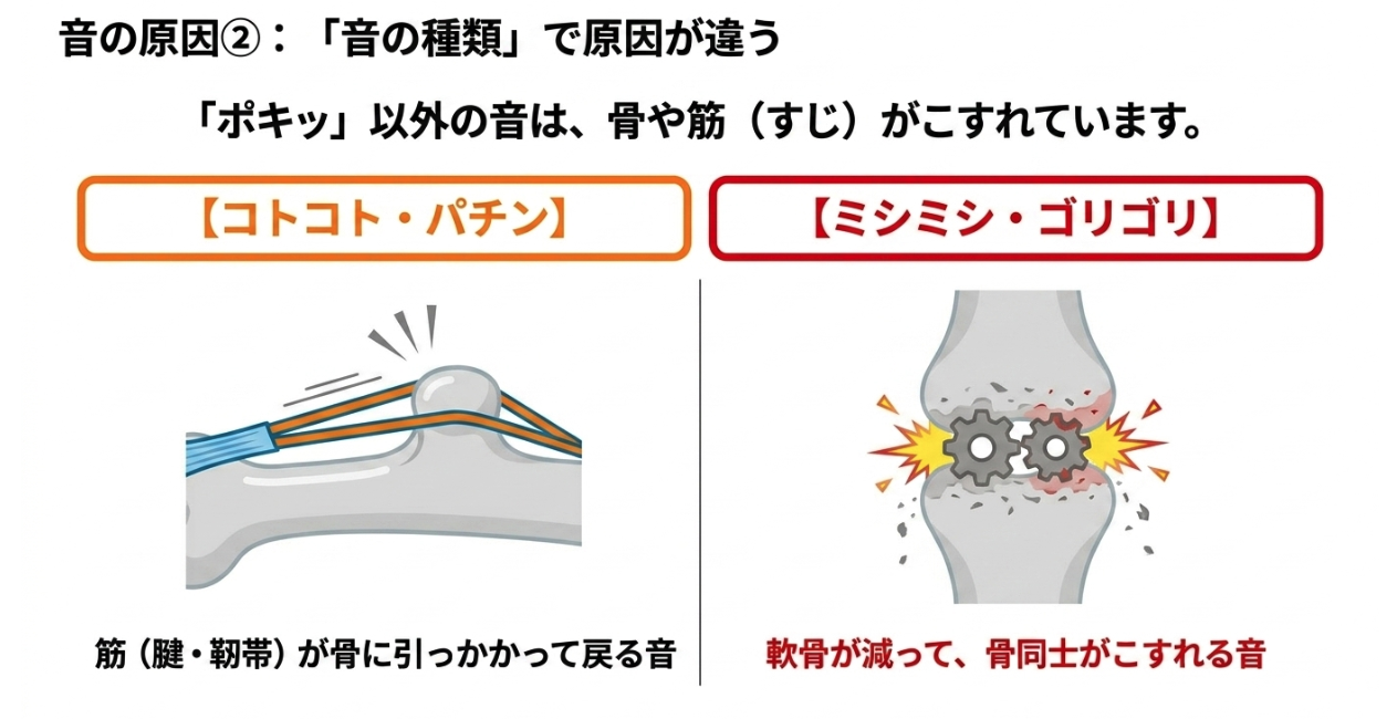 関節 が 鳴る